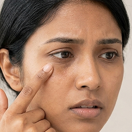Dark circles and puffiness
